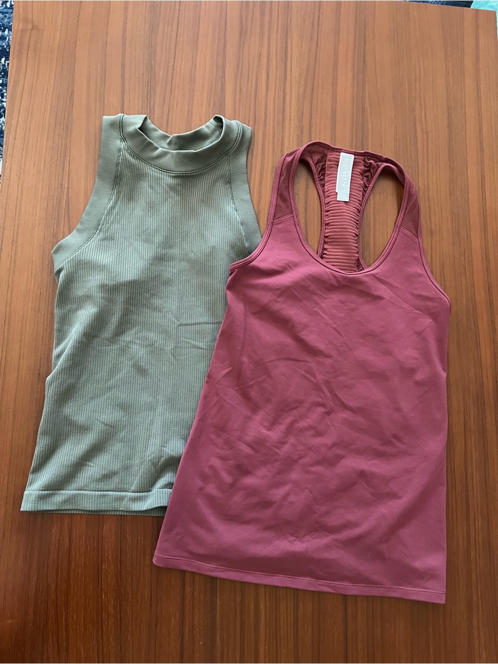 Athleta XS 2 tank bundle in EUC